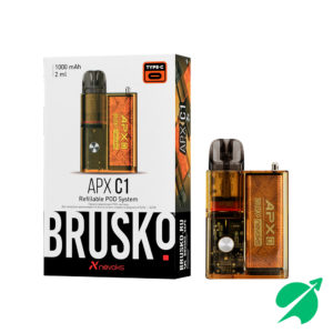 Многоразовая электронная система, BRUSKO APX C1, Жёлтый клён (Maple Yellow)