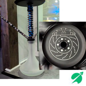 Кальян Mamay Coilovers mini anod шахта и пружина (синий сплеш, серый камо, гр. тормоз)