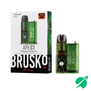 Многоразовая электронная система, BRUSKO APX C1, Зелёный папоротник (Spring green)