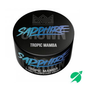 Табак для кальяна Sapphire Crown с ароматом Tropic mamba (Экзотические фрукты и сладкие жевательные конфеты) 25 грамм