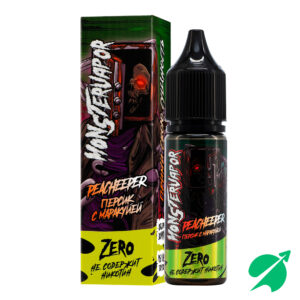 Безникотиновая жидкость для ЭСДН Monstervapor zero 30мл 0мг - Peacheeper с ароматом персика с маракуей