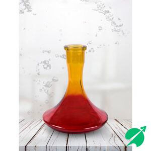 Колба Vessel Glass Крафт со швом Красно-желтый 5-33