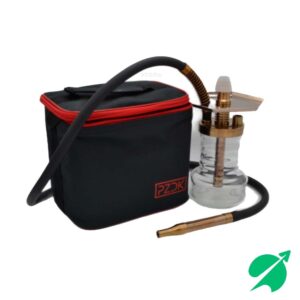 Кальян Pizduk PRO Gold Black-bag(Прозрачная колба)