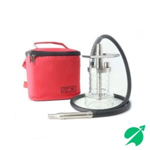 Кальян Pizduk PRO Silver Red-bag(Прозрачная колба)