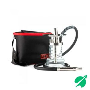 Кальян Pizduk PRO Silver Black-bag(Прозрачная колба)