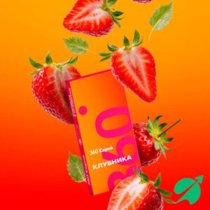 Табак для кальяна "САРМА 360" Легкая Клубника 40г.