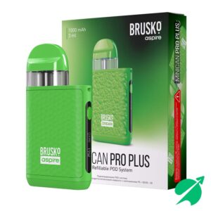 Электронная система доставки никотина BRUSKO MINICAN PRO PLUS, Зелёный (Green)