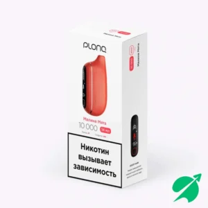 ЭСДН Plonq Max Pro - Малина Мята 10000 затяжек