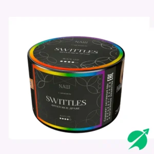 Табак для кальяна "NАШ BLACK" - SWITTLES (ФРУКТОВОЕ ДРАЖЕ), банка, 40гр