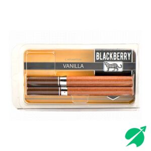 Сигариллы с фильтром BLACKBERRY с АРОМАТОМ VANILLA (2шт)