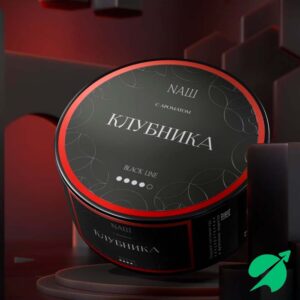 Табак для кальяна "NАШ BLACK" - КЛУБНИКА, банка, 40гр