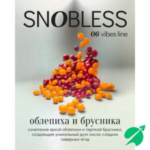 Табак для кальяна Snobless - Sea buckthorn-Cowberry 200гр