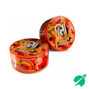 Табак для кальяна RELL с ароматом Банана, клубники и какао 25гр