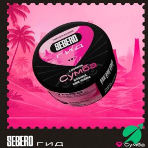 Табак для кальяна SEBERO Гид с ароматом Сумба (Клубника, Киви, Фейхоа), 25 гр.