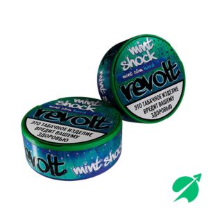 Жевательный табак ReVolt Go с ароматом Mint Shock (сладкая мята)