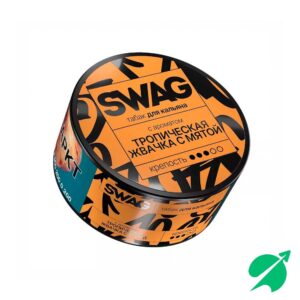Табак для кальяна «SWAG» 25г. Тропическая жвачка с мятой