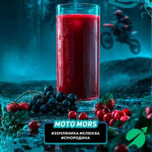 Табак для кальяна "Экспириенс" с ароматом Мото Морс (Земляника Клюква Смородина), 25 г