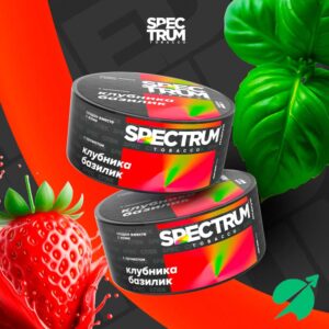 Табак для кальяна Spectrum MD Клубника базилик, 25 гр